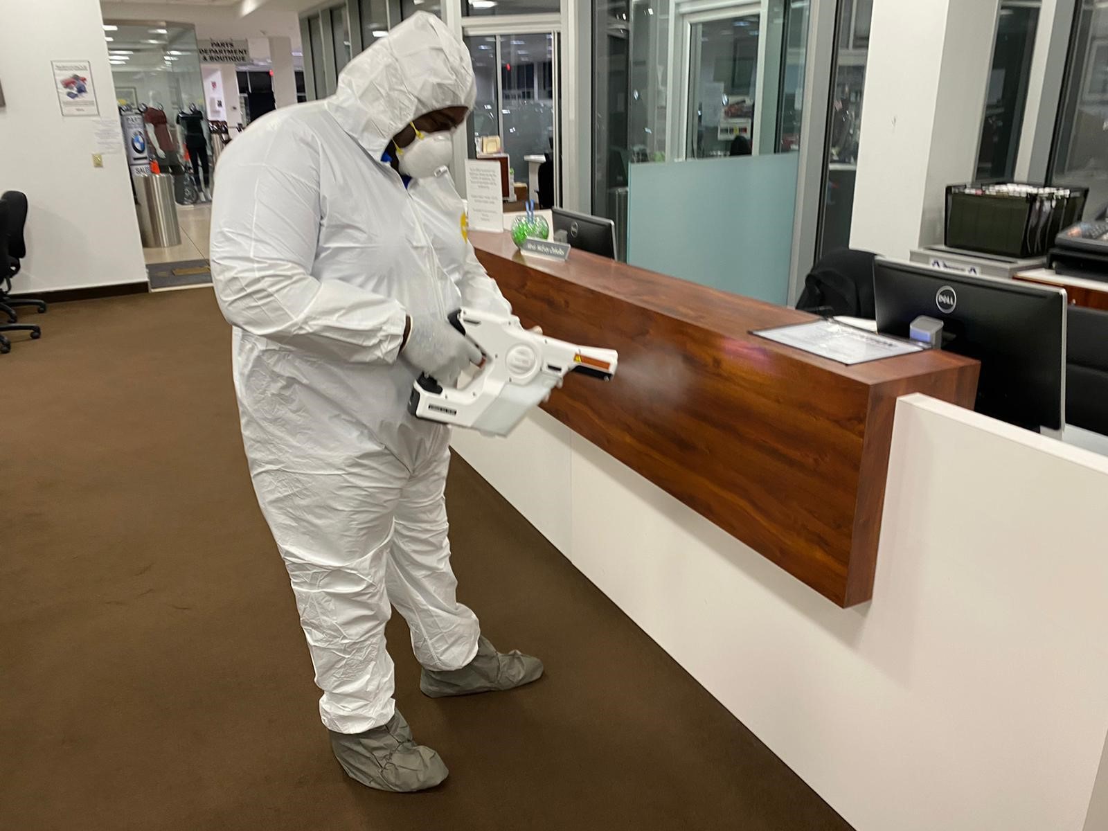 Counter Disinfection